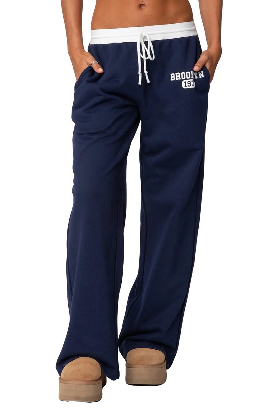 Ediktd Brookie Cotton Graphic Sweatpants, Size Small